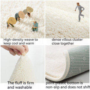 100*100Cm Mềm Sang Trọng Kid Thảm Cashmere Giả Len Sàn Chơi Mat Cho Trẻ Em Vòng Chơi Thảm Cho Phòng Khách Cho Bé Thời Gian Chơi - Product Image 2