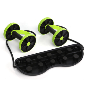New Double Roller Wheel Workout Kit <strong>Exercise</strong> Equipment in Home and Gym Training - Product Image 4