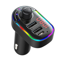 C12 Typ-C Auto ladegerät FM-Sender BT5.0 Audio MP3-Player 2 USB-Anschlüsse PD3.1 Schnell lade adapter OTP-Schutz für Laptops