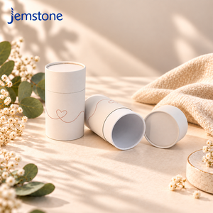 Tube en papier kraft personnalisé pour soins personnels, film mat, cylindre en carton, emballage de tube en kraft pour shampoing et lotion - Product Image 2