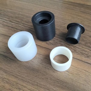 Douille auto-lubrifiante à bride en nylon, longueur <span class=keywords><strong>100</strong></span> mm, diamètre <span class=keywords><strong>de</strong></span> l'arbre 60 mm, alésage rond, température <span class=keywords><strong>de</strong></span> chauffe 80°C, plastique POM PEEK - Product Image 2