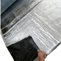 Feutre de toiture Membrane étanche en bitume modifié auto-adhésif de 2mm avec feuille d'aluminium