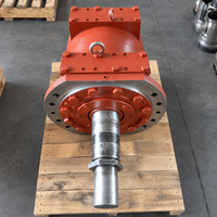 Moteur hydraulique à pistons radiaux à faible vitesse et couple élevé, série MS, entraînement à courbe interne pour grue, treuil, exploitation minière