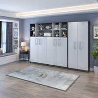 Nouveautés Transformateur de pliage de lit de taille personnalisée vers les cadres muraux pour les chambres à coucher avec armoire supérieure bibliothèque armoire