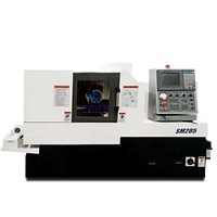 Tour CNC de type suisse de haute précision Sm205 avec chargeur de barre automatique