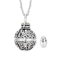 Collier vintage en argent avec inscription du dieu urn, médaillon commémoratif, pendentif pour arbre, dans son cœur, bijoux de crème souvenir