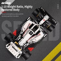 Ensemble de blocs de construction de voiture de course Formule F1 Mould King 13117, très demandé, voiture de sport difficile à construire, jouet pour garçon