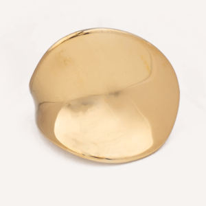 Anillo Minimalista de Acero Inoxidable Dorado YXQ R223, Talla Ajustable, Anillos de Moda para Primavera/Verano - Product Image 1