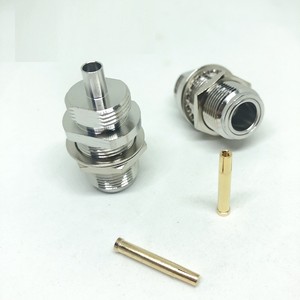 Antenne en fibre de verre à double filetage en laiton pur N-KYB3 avec prise femelle de type N - Product Image 3