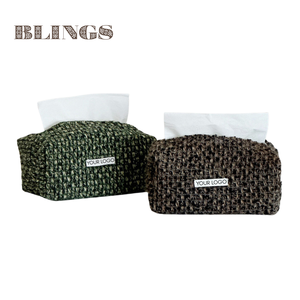 Ingrosso BLINGS Ins Fancy Candy Zipper Foldable Plush Medium Capacity Tissue Bag Desktop Office Living Room Bedroom Dining - Product Image 1