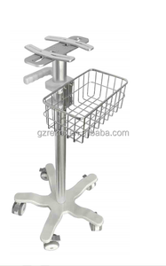 अनुकूलित चल भ्रूण मॉनिटर ट्रॉली चिकित्सा उपकरण उपकरण कार्ट्स तय ब्रैकेट रोलिंग स्टैंड नर्सिंग कार्ट - Product Image 4