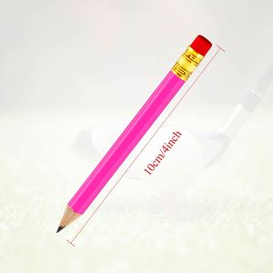 Crayon de golf en bois HB de haute qualité, rouge rosé, avec grande gomme, prix bas, vente en gros pour enfants, crayons standard - Product Image 4