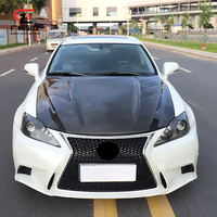 Pour Lexus IS200 IS250 IS300 2006-2012 capot avant en Fiber de carbone capot moteur couvercle clair sortie d'usine autres pièces automobiles