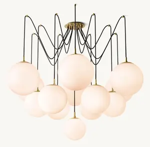 Modern Lighting Chandelier Room Villa Decorative Chandelier CIRQUE SUSPENDED CHANDELIER for Villa and Hotel and Hallway Use