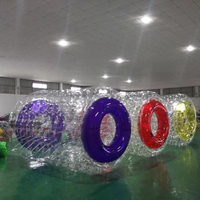 Boule gonflable de marche de l'eau de boule de Zorb de hamster humain de 2.4x2.2m