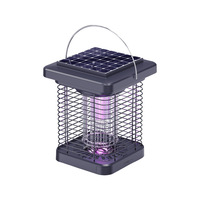 Under-The-Lamp Technologie DC1 Solar LED Muggendodende Verlichtingslamp Metaal Tuin Buiten Waterdicht Villa Insecticide