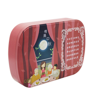 Boîte d'emballage rectangulaire en fer blanc recyclable de qualité alimentaire, personnalisée, pour biscuits, vente en gros directe usine, idéale pour les bonbons de mariage et de banquet