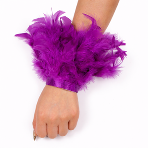 Nueva Llegada Pulseras de Plumas de Pavo de Colores Mezclados, Pulsera de Moda Desmontable, Brazalete de Plumas de Pavo - Product Image 6