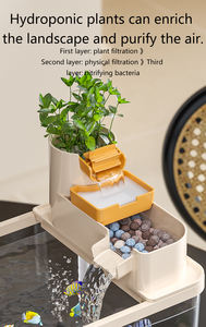 Aquarium 2025 Nouveau Bassin de poissons pour salon, bureau, production d'oxygène écologique, paysage, maison, filtration par méthode ancienne - Product Image 3