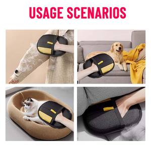 Tierpflege-Handschuh zur Katzenhaarentfernung für Kleidung, Bett, Matten, Sofa, Haustier-Haarentferner-Handschuh, Haustier-Massage-, Reinigungs- und Enthaarungshandschuh - Product Image 3