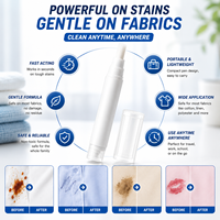 Stylo détachant de voyage pour vêtements, traitement rapide des taches, nettoyant textile portable, application facile pour la maison, le bureau et les voyages