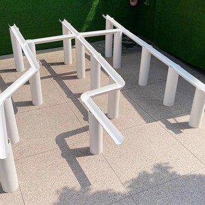 ท่อระบายน้ำ PVC ครึ่งวงกลมคุณภาพสูงจากโรงงานโดยตรง ขายส่งสำหรับงานหนัก เหมาะสำหรับสนามเด็กเล่นในโรงเรียนอนุบาลและโครงการระบายน้ำภายนอกอาคาร - Product Image 6