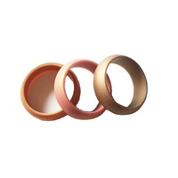 Bague de mariage en silicone de haute qualité LYFLUCKY, couleur personnalisée