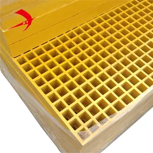Grating Manufacturer Pigeon Loft Floor Fiber Grating Molded Frp Plastic Grp Grid High Strength Fiber Grating