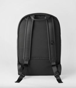 Book Daypack Regular <b>Black</b> Laptop <b>Backpack</b> for Men and Women, <b>Waterproof</b> <b>Black</b> Minimalist Commuter Bag with 16 Inches Laptop - Product Image 3
