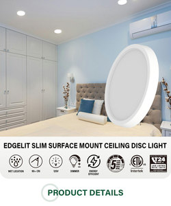 Hiện đại Vòng dẫn ánh sáng Trần cho phòng khách trong nhà Trung Quốc Vòng 10W 15W 18W 25W trang trí dẫn ánh sáng Trần - Product Image 2