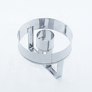 Herramienta para hornear DIY en casa, mango de Metal, acero inoxidable, redondo, 3,3 ", 3,3 pulgadas, cortador de rosquillas - Product Image 5