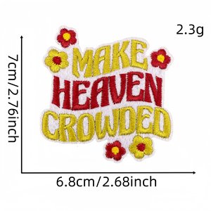 刺绣希望耶稣信仰公平信条补丁服装背包装饰大收集铁 - Product Image 2