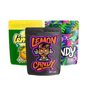 Custom Printed Aluminum Foil Stand Up Zipper Packaging Food Candy Ziplock <strong>Pouch</strong> Child Proof Mylar Pe 3.5g 7g 28g <strong>Zip</strong> Lock Bag - Product Image 1