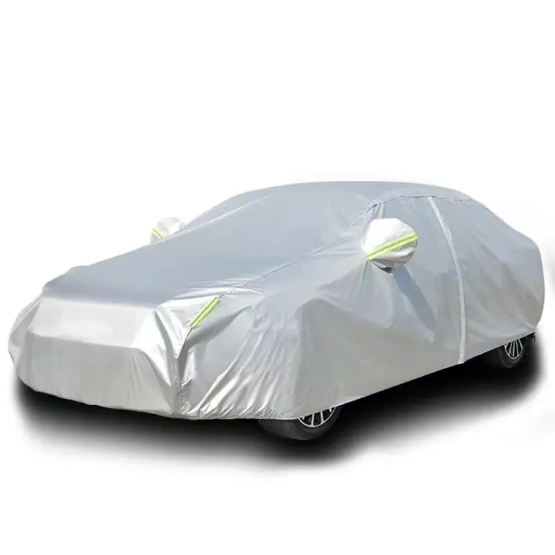 Сверхмощный чехол для автомобиля, наружная и внутренняя защита от УФ лучей, водонепроницаемый пыленепроницаемый Чехол для автомобильного корпуса, полноразмерный наружный чехол