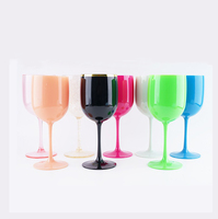 Verres à vin et gobelets BST 16oz 480ml colorés, incassables, en PP écologique, sans BPA