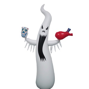 Inflatable Halloween Ghost Phantom 200cm Outdoor Decorative Light PVC Material Patio Yard Decoration - Product Image 5