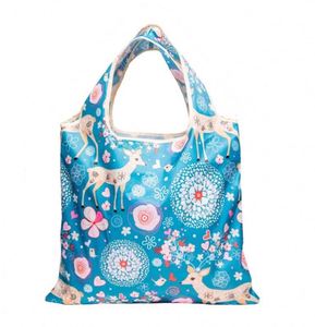 Wholesale Reusable Folding Shopping Bag Custom Environmental Protection Logo Shopping Bag Fold <b>Extra</b> <b>Large</b> Reusable Shopping Bag - Product Image 3