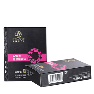 EA New Mens Penis <strong>Ring</strong> Sperm Lock Silicone Corrector <strong>Phimosis</strong> Restraint Wolf Tooth Sleeve Adult Male Sex Toy - Product Image 3