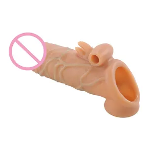 In magazzino Mini vibratore proiettile anello di vibrazione In Silicone vibratore manica del pene-Sex-Toy