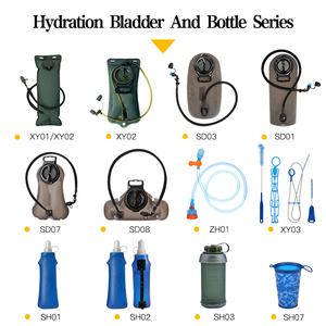 Gaf TPU tốt nhất botella de Agua plegable gấp có thể gập lại ráp chai nước đóng mở cho du lịch - Product Image 2