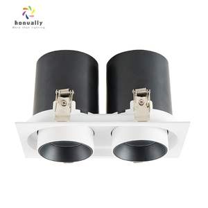 360 Gimbal Swing LED Downlight 10W Anti-Glare Lentille En Aluminium Moulé Sous Pression Triac CE/EMC/LVD/RoHS Certifié Home Office Rond/Carré - Product Image 3