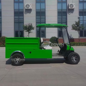 Carrito de golf eléctrico de 2 plazas con certificación CE, plataforma de carga grande, batería de litio, para mantenimiento de campos de golf y trabajos de transporte. - Product Image 6