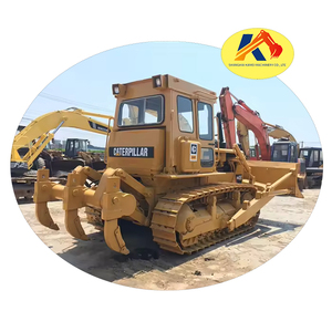Bulldozer CAT D6D d'occasion à faible consommation de carburant, facile à utiliser, idéal pour les terres agricoles et la construction d'infrastructure - Product Image 1