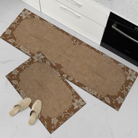 Tapis de cuisine en boue de diatomée tissée moderne sur mesure, super absorbant, antidérapant, séchage rapide, pour la maison, vente en gros, OEM, marque privée, en vrac