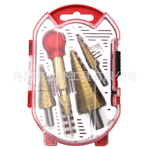 4pc <b>Step</b> <b>Drill</b> Bit Set Metric Hex Shank For Nonferrous Metals In Plastic Case - Product Image 1