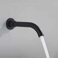 Sistem Pancuran Hujan Matte Black 10 inci dengan Semprotan Genggam, Kit Pancuran Tekanan Tinggi dengan Katup & Trim, OEM untuk Grosir & Proyek