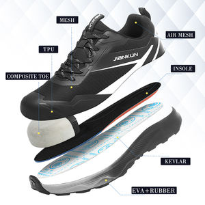 Botas de Trabajo JIANKUN con Entresuela Ligera Anti-Punción Zapatos de Seguridad de Caña Baja EVA+Goma Punta de Composite Anti-Golpes para <span class=keywords><strong>Hombre</strong></span> para Fábrica - Product Image 2