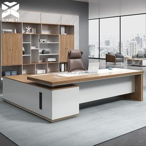 Cheap Price Luxury L Shape Ceo boss Executive Office Desk Office Traditional Furniture Desk for Office Building Office Furniture - Product Image 3