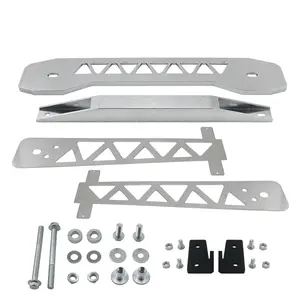 AUSO En Aluminium ARRIÈRE SUBFRAME BRACE TIE BAR DE COMMANDE INFÉRIEUR FAUX BRAS KIT COMPLET POUR HONDA CIVIC FG2 FD 06-11