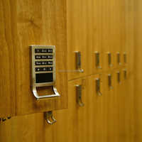 Casier à code intelligent en zinc durable, directement de l'usine, pour club de fitness, salle de sport, piscine, bureau, hôtel - Serrure de cabinet numérique électronique